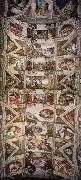 Michelangelo Buonarroti Ceiling of the Sistine Chapel Germany oil painting artist